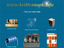 Tablet Screenshot of keith-snook.info